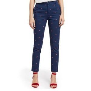 Modcloth Womens Navy Blue Stretch Umbrella Pants